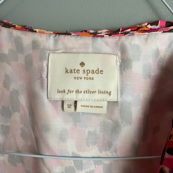 KATE SPADE Aubrey 100% silk wrap dress! - Picture 2 of 5